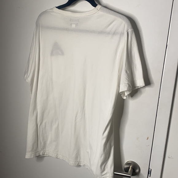 Burkman Bros.  Embr Shark Tee white - Picture 5 of 8